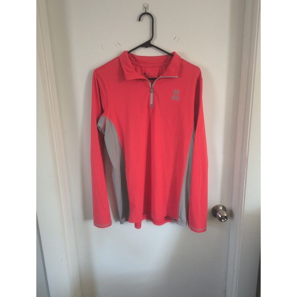 Psycho Bunny Quarter Zip Pullover Women's Size Medium EUC